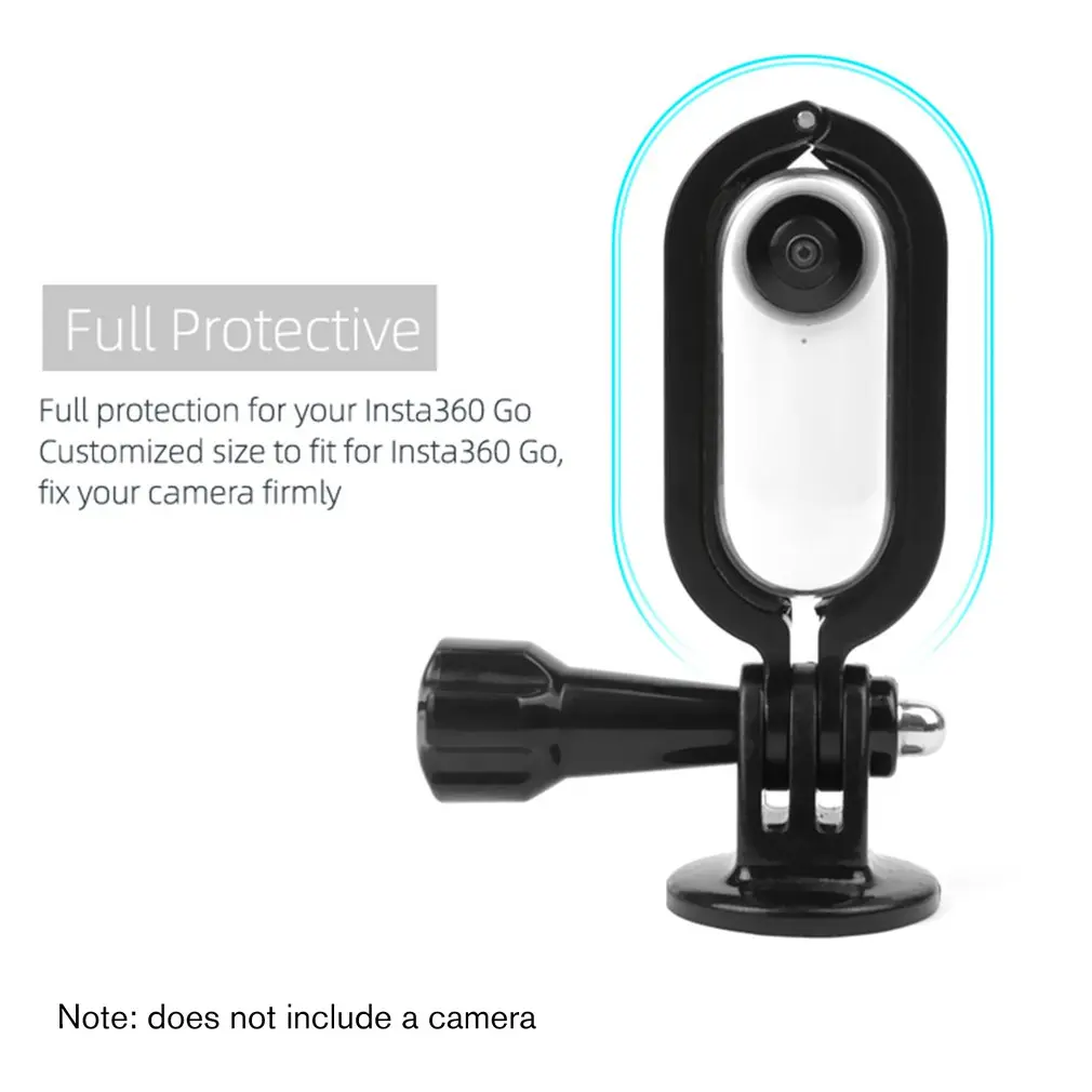 Для Insta360 Go металлический адаптер защитная рамка для камеры Резьбовой Адаптер кронштейн алюминиевый сплав крепление аксессуары для экшн-камеры