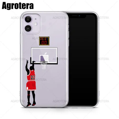 Agrotera Phone Cases James Harden Andre Iguodala Paul George Clear TPU Case Cover for iPhone 12 SE2020 XS 13 for iPhone11Pro Max Michael Jordan