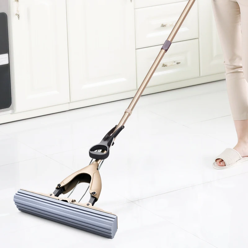 Floor Half Folding Water Absorbent Cleaning Squeeze Mop