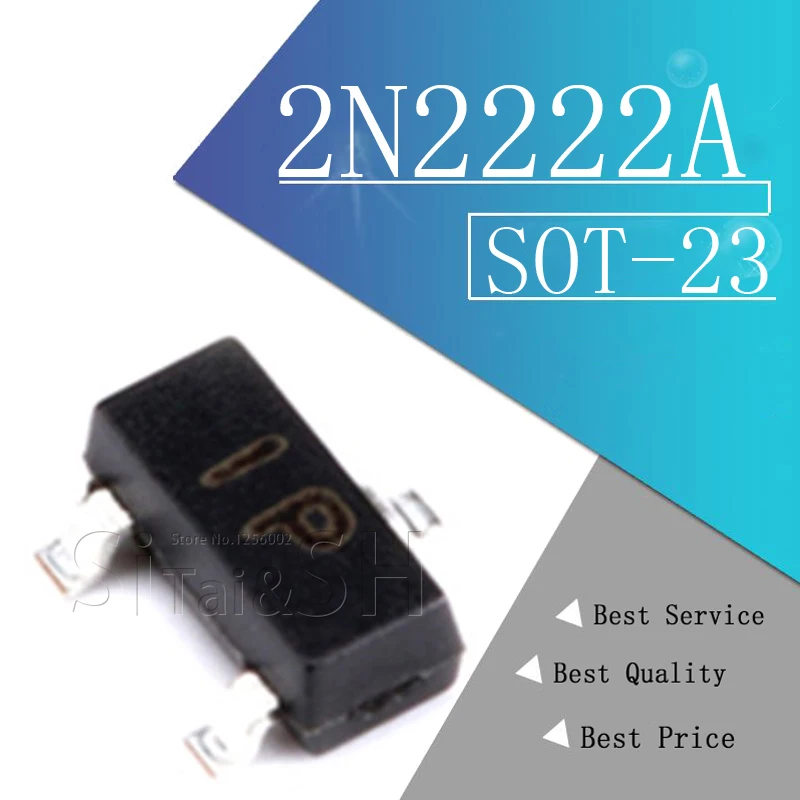 100 шт. 2N2222A 2N2222 1P MMBT2222A СОТ-23 транзистор поверхностного монтажа | Электронные