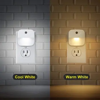 Led 침실 장식 스마트 야간 조명 황혼부터 새벽 센서, EU 미국 플러그 어린이를 위한 야간 조명 어린이 거실 침실 조명