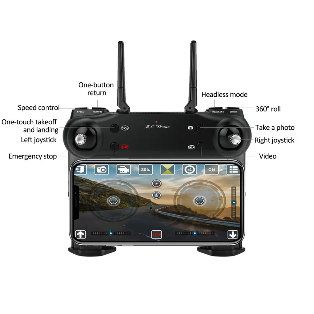 SG106 RC Дрон игрушка с 720/1080 P/4 k Dual 2,4G FPV WiFi широкоугольная камера с гравитационным зондированием Трансмиссия квадрокоптера в реальном времени Дрон