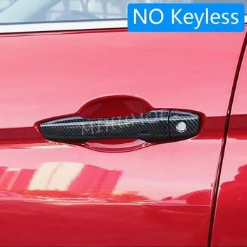 

For Mitsubishi Eclipse Cross w/o Keyless 2018 2019 2020 Carbon Fiber Door Handle Cover Protector Accessories