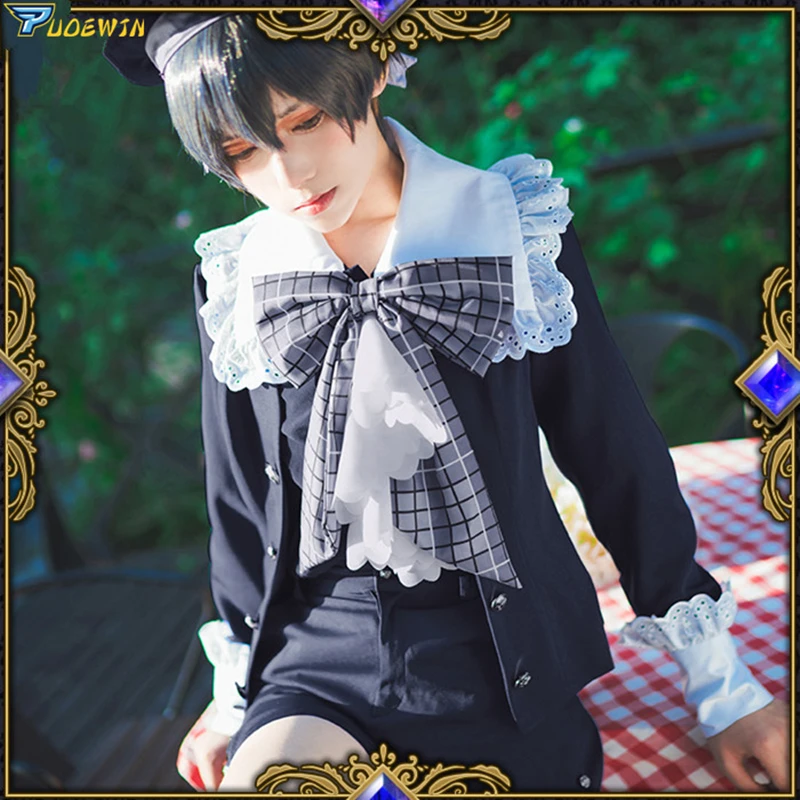

SBluuCosplay черный Батлер, небесный призрак, близнецы, детство, косплей, котум, Kuroshitsuji вечерние, косплей