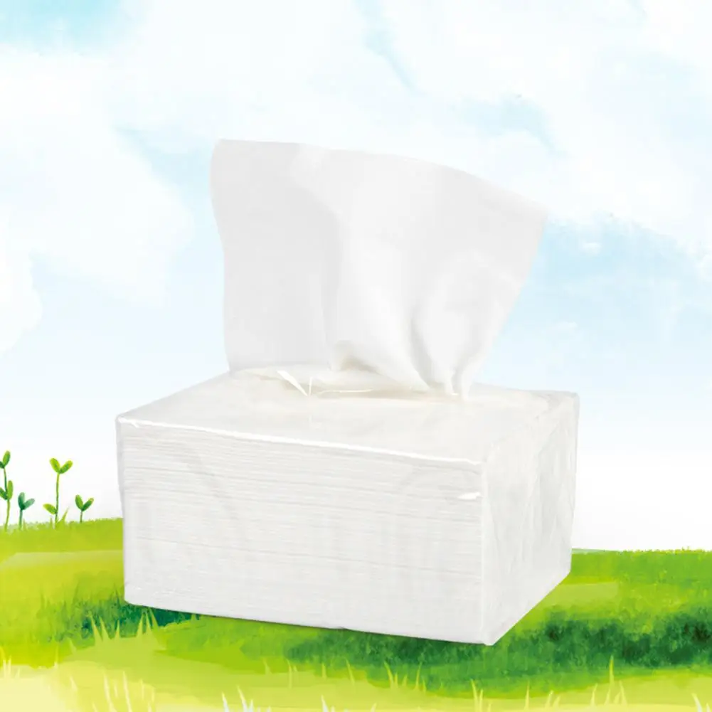 

130 Sheets 8 Packs 3-layer Napkin Paper Disposable Tissue Home Soft Dinner Napkin Paper Baby Facial Tissues Skin-Friendly Tissue