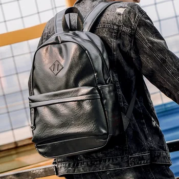 

Trend of the new backpack male tide bag Korean academic bag