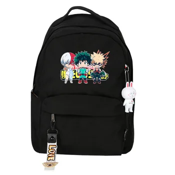 

Japan Anime My Hero Academia Canvas Bookbag Backpack Shoulder Bag Todoroki Shouto Bakugou Katsuki