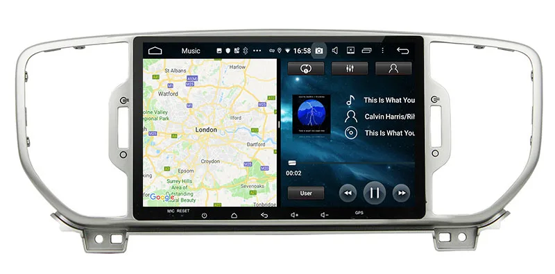 Belsee для KIA Sportage Android 9,0 Восьмиядерный ОЗУ 4+ 64G Автомагнитола мультимедийный плеер 2Din DVD gps Navi