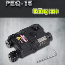 Охотничий тактический держатель батарейного отсека PEQ 15 нефункциональный черный DE FG 492493493494