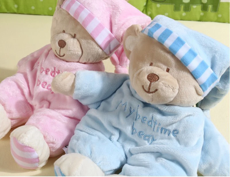 Детские игрушки, животные медведь игрушка плюшевый медведь мягкие в подарок для ребенка Детская продукция для мальчиков и девочек Детские игрушки для пижамы для новорожденных медведь