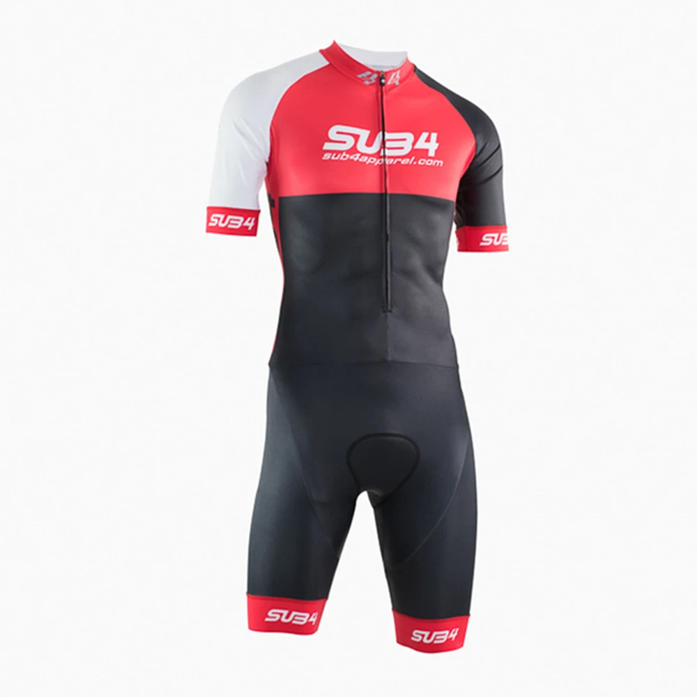 

SUB4 triathlon race apparel men's pro team bike clothing skin suit tight custom cycle body ciclismo uomo ciclismo uom tri suit