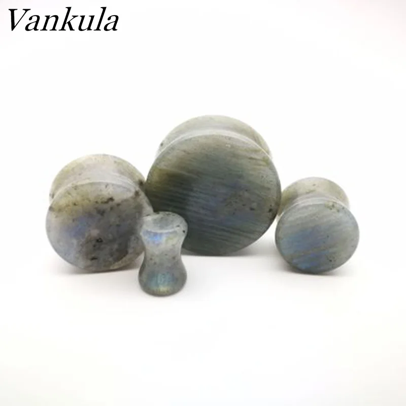 Растягивающаяся затычка для ушей Vankula из натурального камня | Украшения и