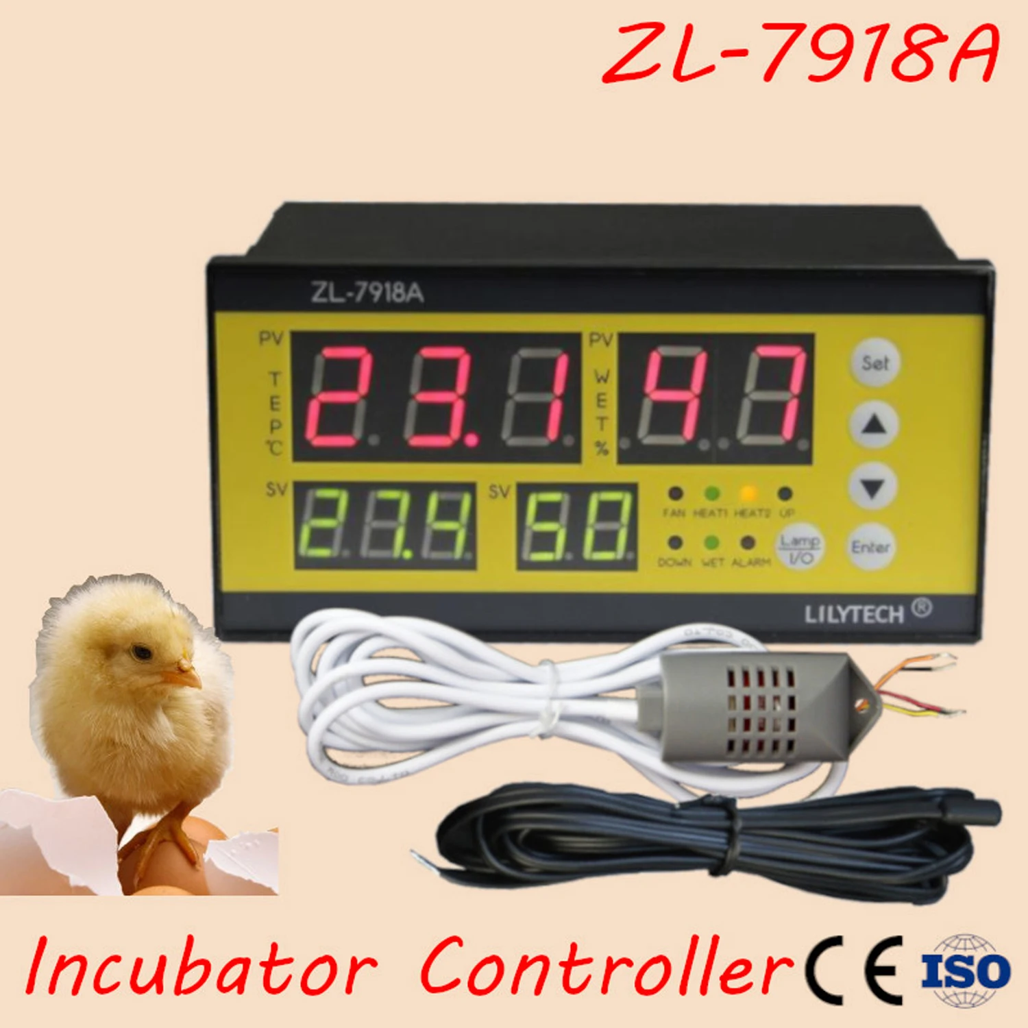 Zl 7918A AC 100 240V 50/60Hz многофункциональный автоматический инкубатор контроллер