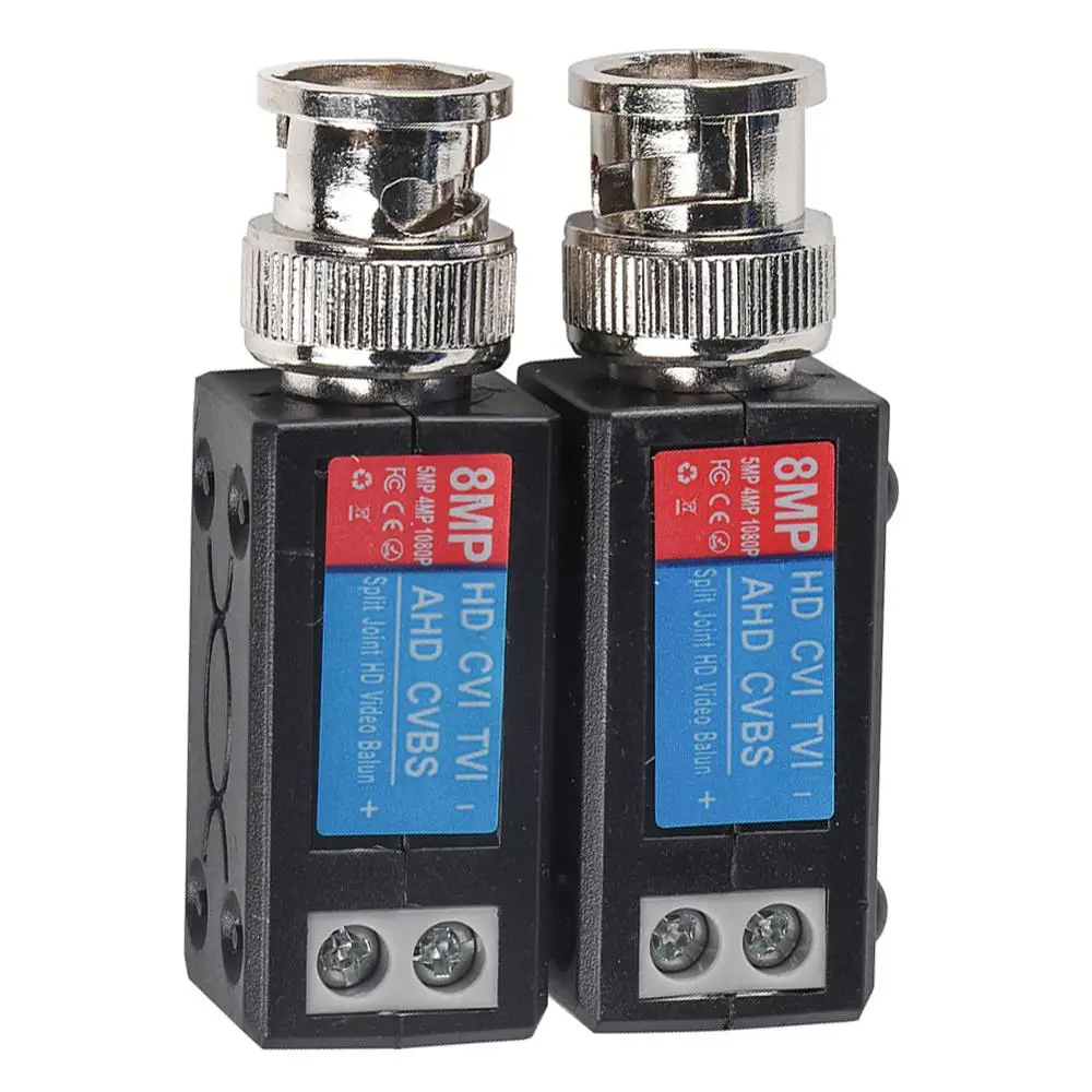1 пара AHD/TVI/CVI CCTV витые BNC пассивные трансиверы для видео коаксиальные CAT5 камеры UTP