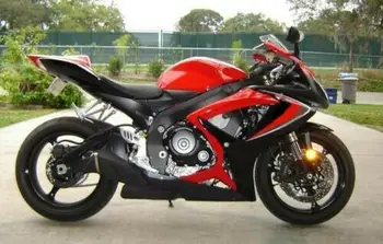 

GSXR 600 750 Red Black Complete Fairing Injection for 2006-2007 Suzuki GS-XR GSX-R 600 750