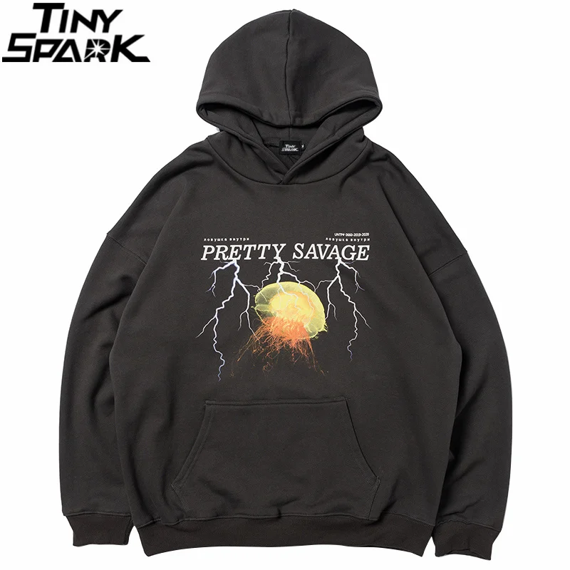 Artículo caliente Sudadera con capucha de hiphop para hombre, ropa de calle con rayos, jersey de lana de Otoño de Harajuku, sudaderas de algodón Hipster, invierno, 2020 Ma5nWRwB1