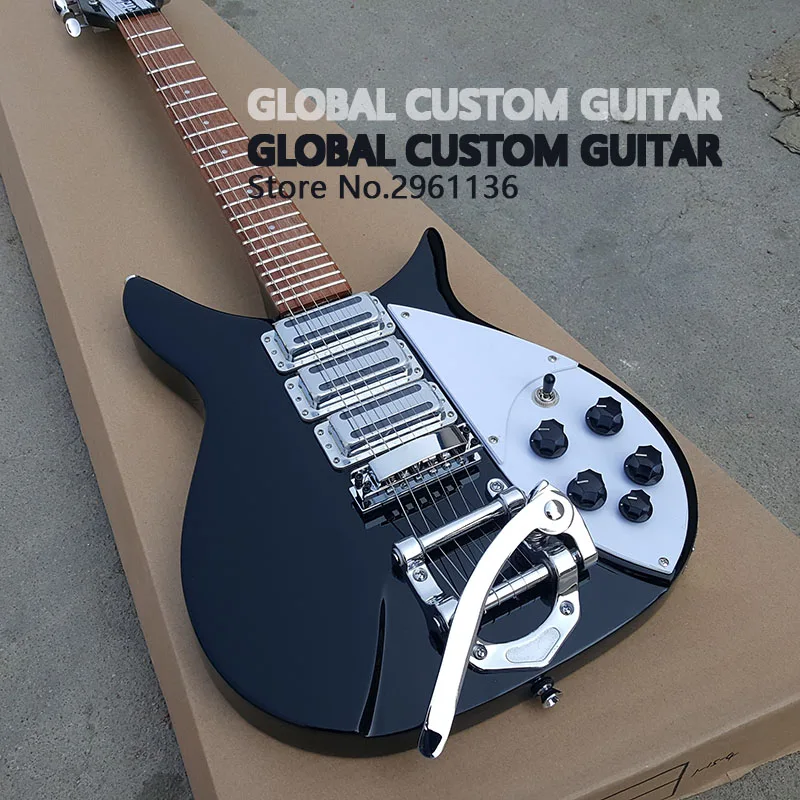 Ceny Wysokiej jakości gitara elektryczna, Ricken 325 gitara elektryczna, Backer 34 cali, można dostosować, darmowa wysyłka