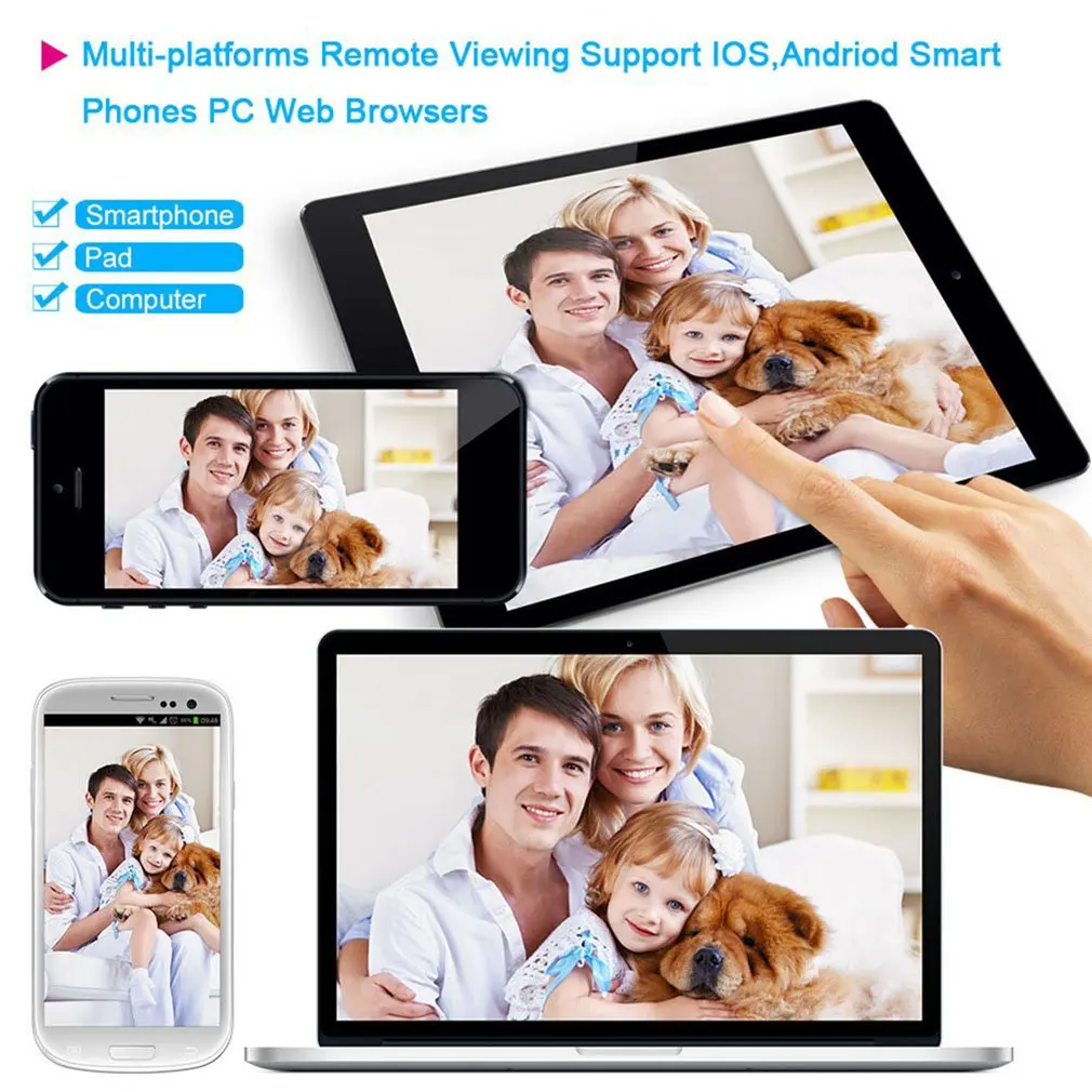 720P HD Smart Wifi Беспроводная ip-камера Pet baby monitor двухстороннее аудио ИК Ночное Видение сигнализация ip-камера с углом обзора 90 дюймов EU Plug