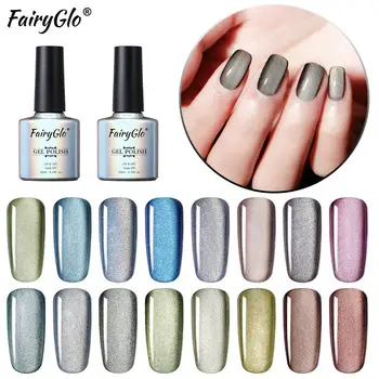 

FairyGlo 10ml 5D Cat Eye UV Gel Nail Polish Chameleon Magentic Nail Gel Varnish Need Magnet Stick Semi Permanent Gel Polish