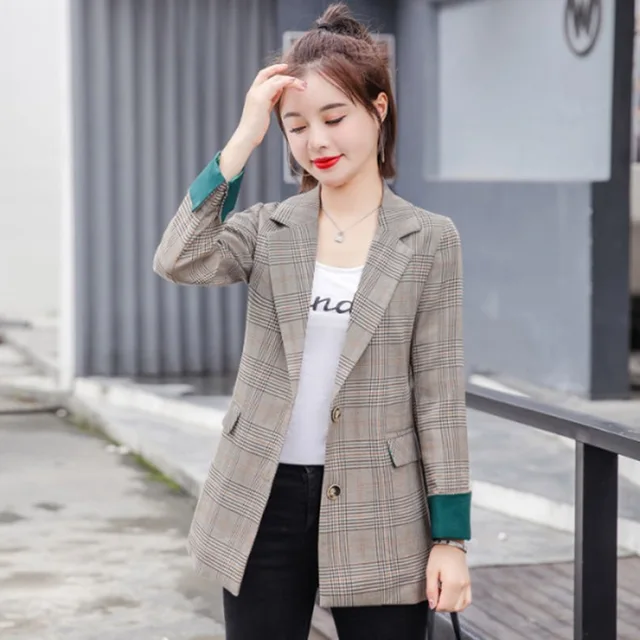 2019 Women New Style Casual Checkered 