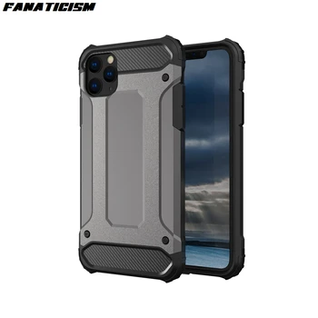 

100pcs Hard PC Soft TPU Hybrid Armor Shockproof Phone Cover For iPhone 11 pro Max 11pro iphone11 SE 2020 Case Capas Fundas