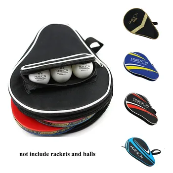 

Table Tennis Rackets Bag For Training Professional Ping Pong Case Dust-proof Zipper Steel Ring Ping Pong Bat Table TennisRacquet