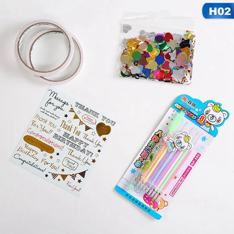 H02 accessories Прыгающая коробка креативный сюрприз День Святого Валентина День рождения Подарочная коробка diy ручной работы-прыгающая коробка - Цвет: H02 accessories