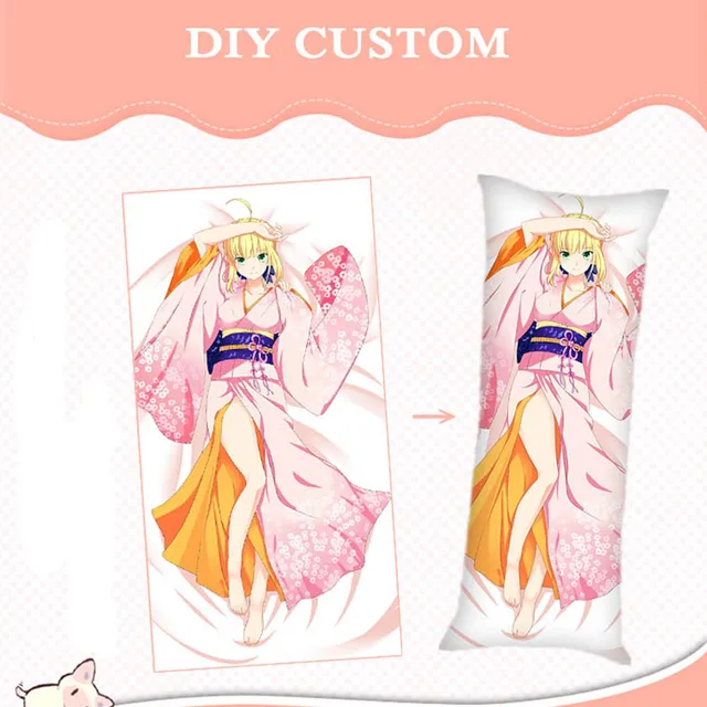 DIY Custom Made Anime Dakimakura Hugging Body Pillow Case DIY Printed Only One For You Throw Cushion Pillow Cover Home Bedding 3