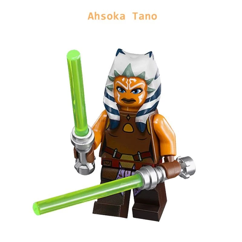 Игрушки блоки Звездные войны Ahsoka Tano Stass Allie Shaak Ti Ki-Adi-Mundi строительные блоки игрушки для детей звездные войны Мстители эндшпиль - Цвет: Ahsoka Tano