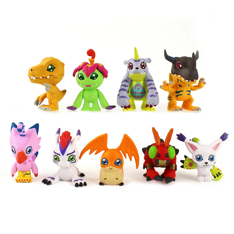Фигурки приключений Digimon 3 5-5 см 9 шт./лот серая агумон габумон патамон Таймон