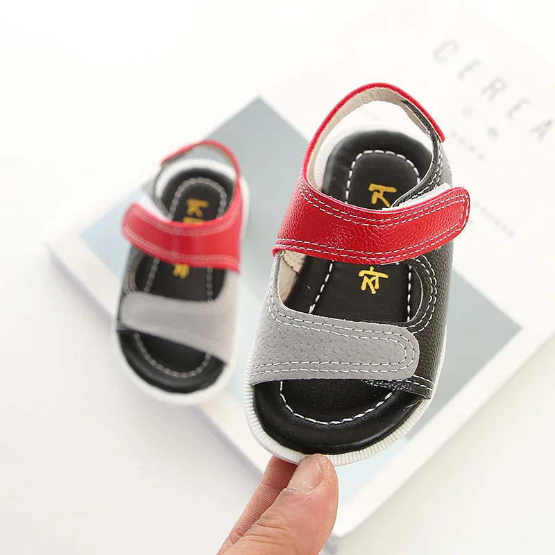 

Factory direct sales new 2021 baby shoes summer new Korean version of children's soft-soled toddler sandals baby baby sandals 0-