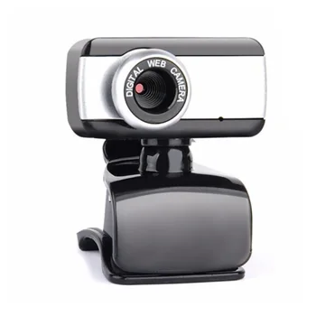 

HD 480P Webcam PC Computer Camera for Skype Live Class Conference with Built-in Microphone USB Video Camera Widescreen Video
