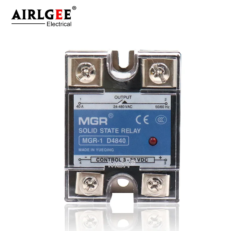 MGR-1 D4840/SSR-40DA Однофазный твердотельные реле 40A DC управления переменного тока Вход