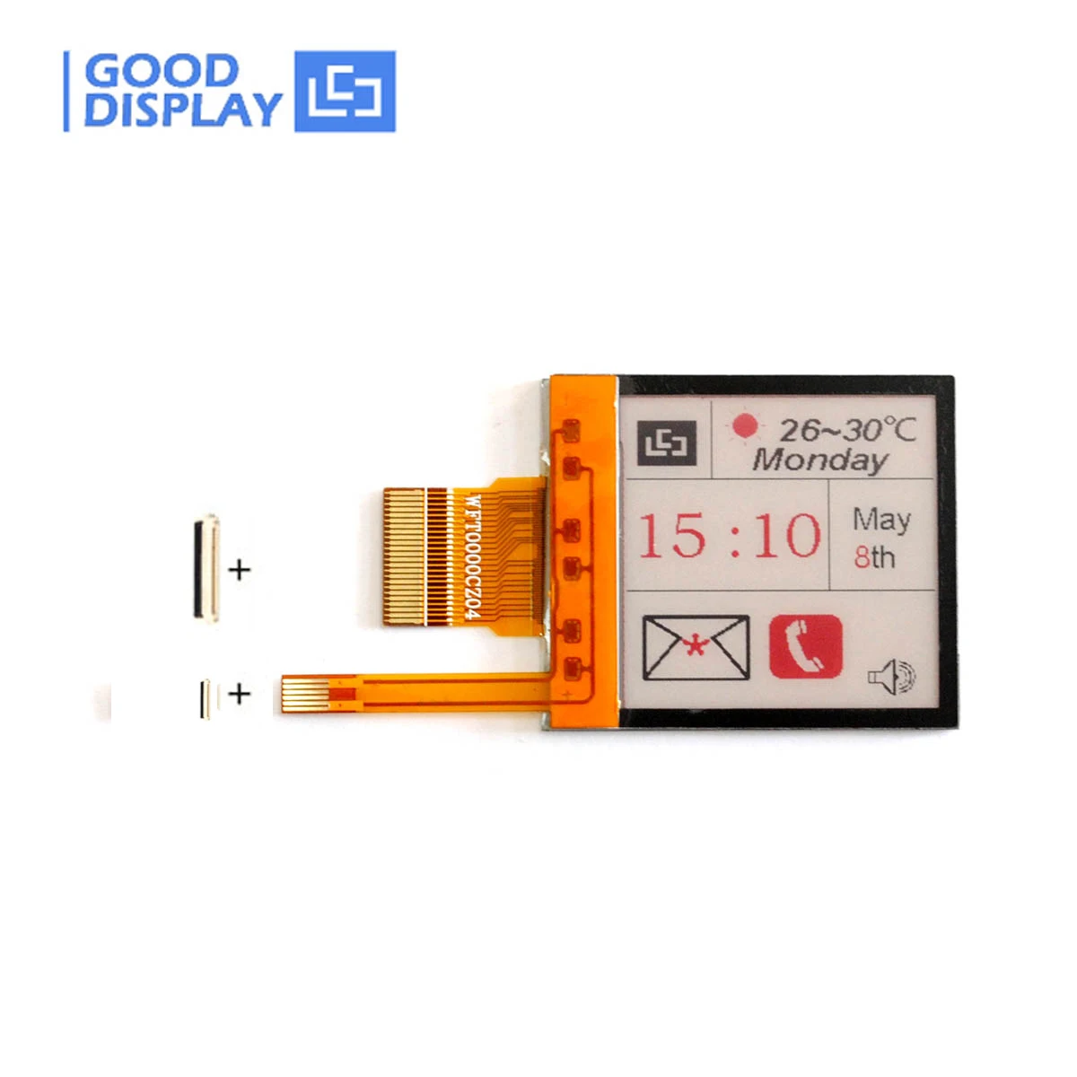 

1.54 inch 3-color epaper screen with frontlight display eink display