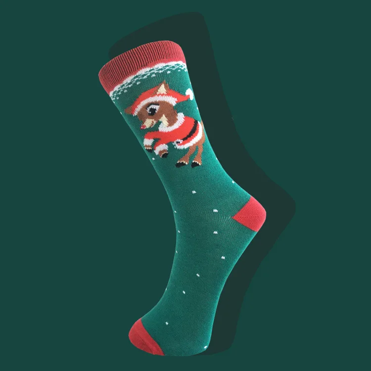 10 шт = 5 пар 40.41.42.43.44 ЕС плюс размер Рождество мультфильм мужские носки