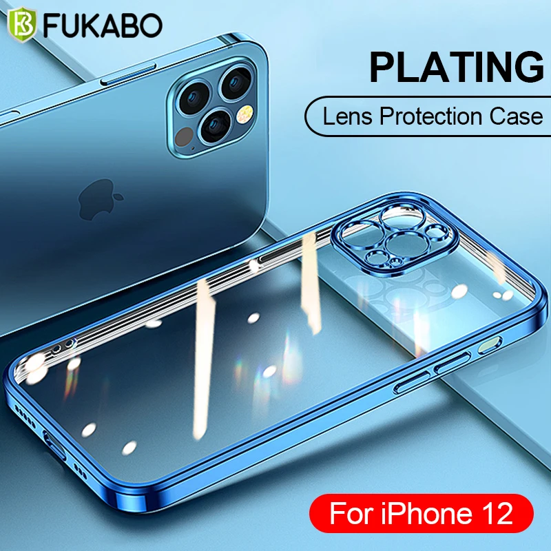 Роскошный чехол для телефона с квадратной рамкой и покрытием iPhone 11 12 Pro Max XS XR X Mini 7