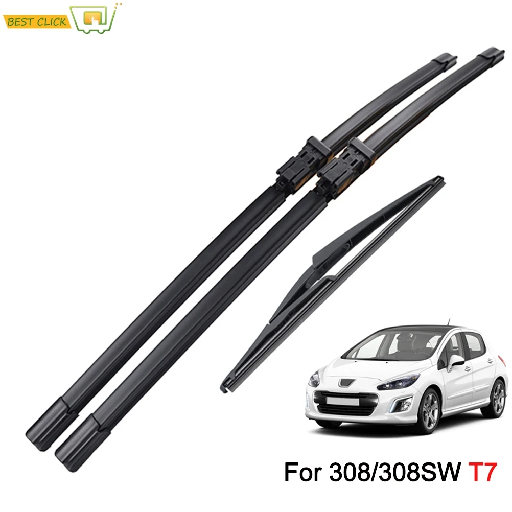 Misima 3pcs Windshield Windscreen Wiper Blades For Peugeot 308 308sw T7