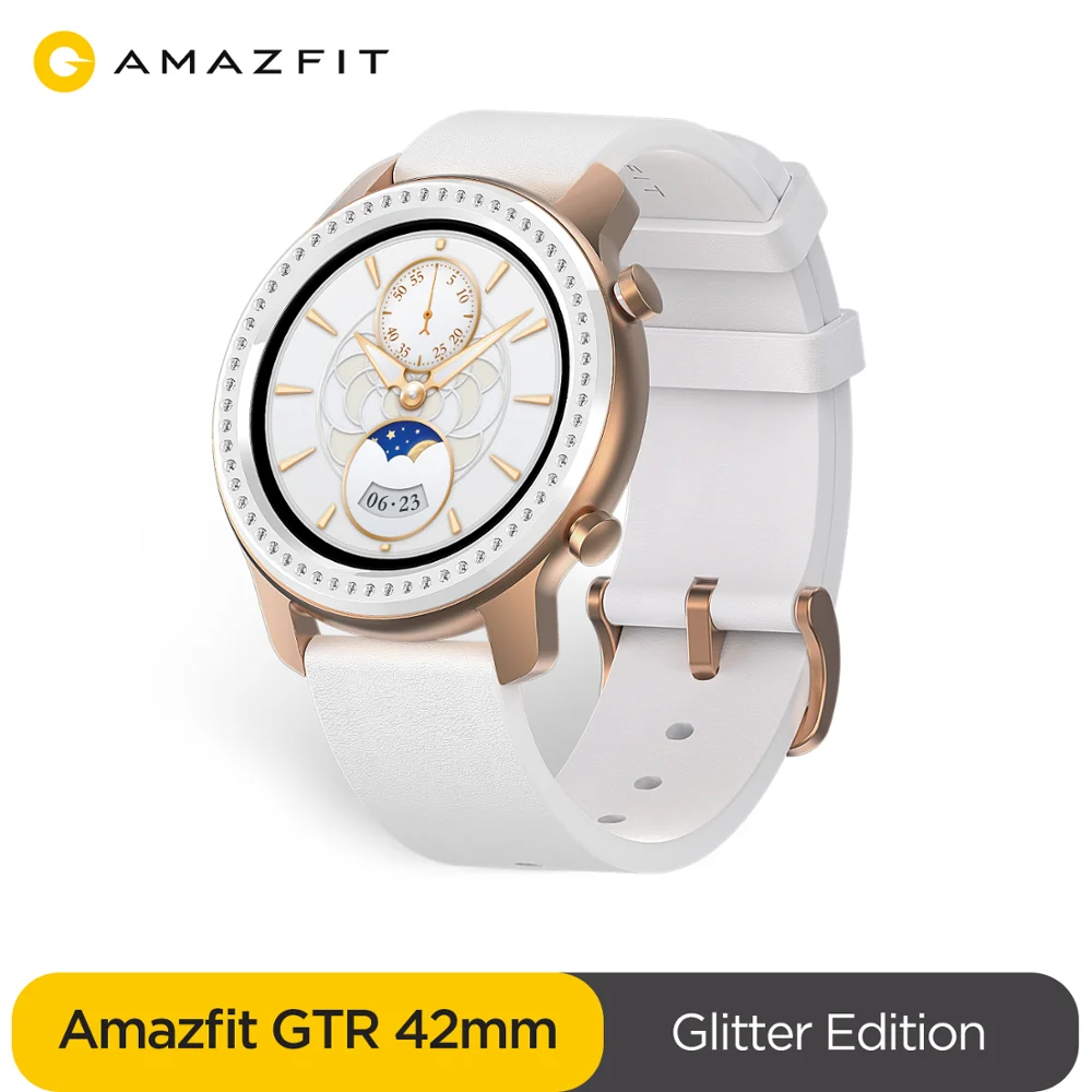 Умные часы Amazfit GTR 42 мм водонепроницаемые умные 5 АТМ аккумулятор 24 дня GPS