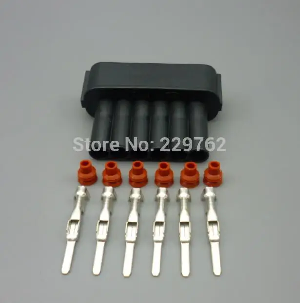 1sets male Shhworld Sea 6 pin для Toyota Mazda Hilux педаль акселератора вилка Авто Водонепроницаемый электронный разъем дроссельной заслонки 7283-1968 - Название цвета: 1sets male