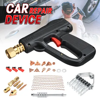 

66Pcs/Set Dent Repair Puller Kit Hand Body Spot Guns Mini Welding Machine Auto System Spotter Fix Clamp Hammer Removal Car Tools