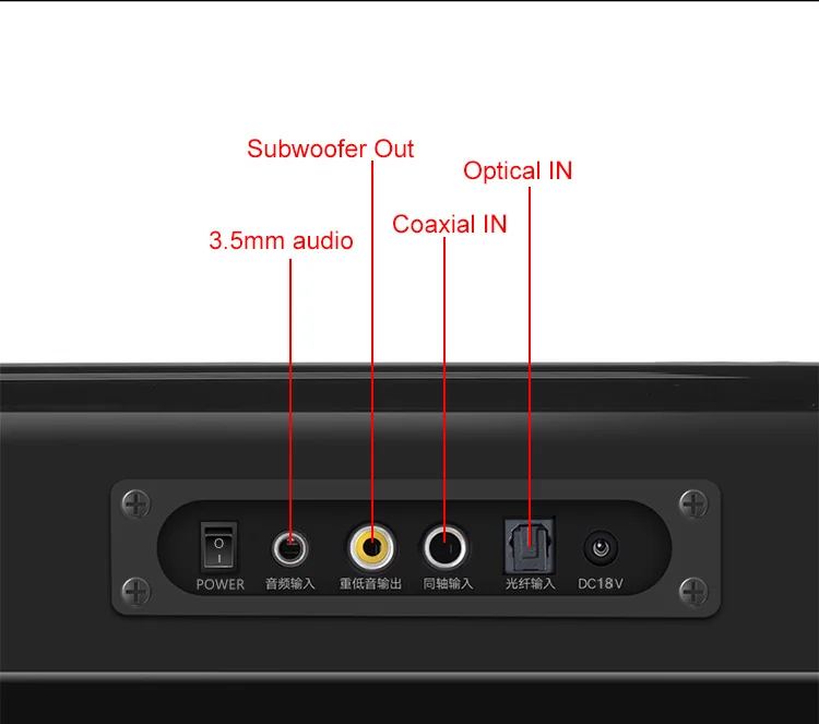 Amoi L7 Soundbar wall speaker stereo tv sound bar