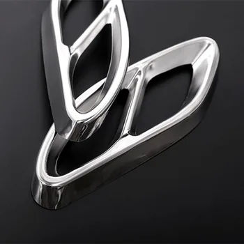 

2pcs Exhaust Cover Tip For Mercedes-Benz A-Class W176 2016-2019 Silver Decal