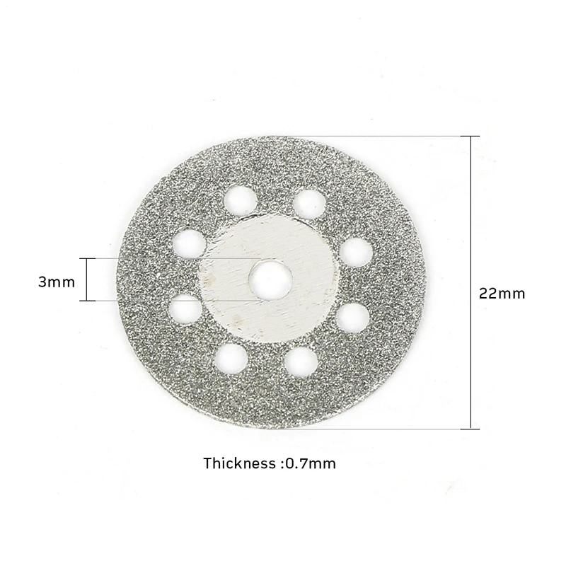 60 шт./компл. 24-32 мм Алмазный отрезной круг для вращающегося инструмента шлифовательная резка металла отрезать диск