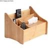 Bamboo Wood Remote Control Storage Box Living Room Office Desk Tea Set Entrance Key Sundries Finishing Box Tissue Box Storage 6