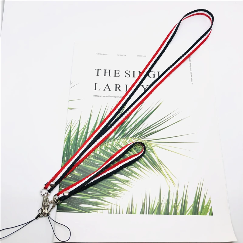 

Long+short combination Rainbow Mobile Phone Strap Lanyard Camera Keys ID Card Strap Neck Straps USB Badge Holder DIY Hang Rope