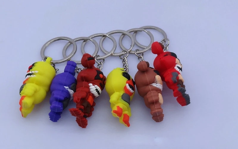 Игрушки пять ночей у Фредди ПВХ экшн фигурки FNAF Бонни и Чика Foxy Funtime фазбер