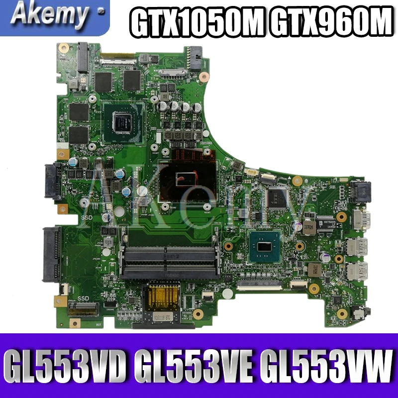  exchange ROG Laptop motherboard for ASUS GL553VD GL553VE GL553VW ZX63V GL553V GL553 original mainbo