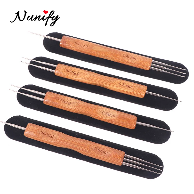 Crochet Hooks Hair Extensions Tool Nunify Dreadlock Crochet Hook 1Pcs/Lot