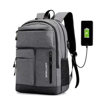 

Men's Laptop Backpack Bussiness Backpacks Large Capacity Travel Bag Student School Bag High Quality USB Charge Backpack #20