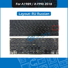New A1989 A1990 keyboard RU Russian Small Enter key for Macbook Pro Retina 13″ 15″ Mid 2018 Russia Keyboard Replacement